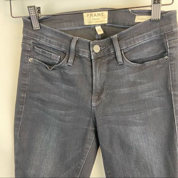 Frame Le Skinny de Jeanne manor avenue dark jeans - Picture 4 of 6